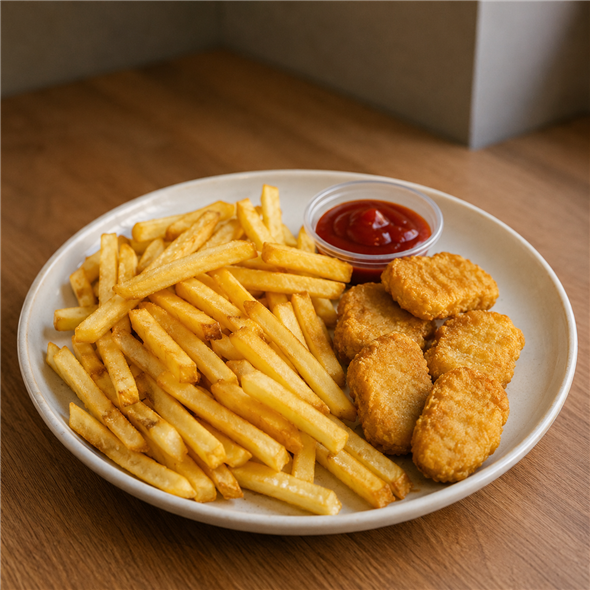 Chicken nugets menu